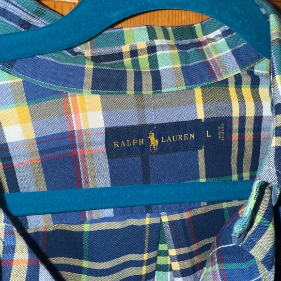 Ralph Lauren Men's Multicolor Plaid Shirt - Picture 4 of 4